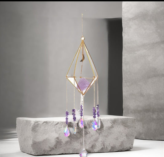 Acchiappasogni handmade con cristalli