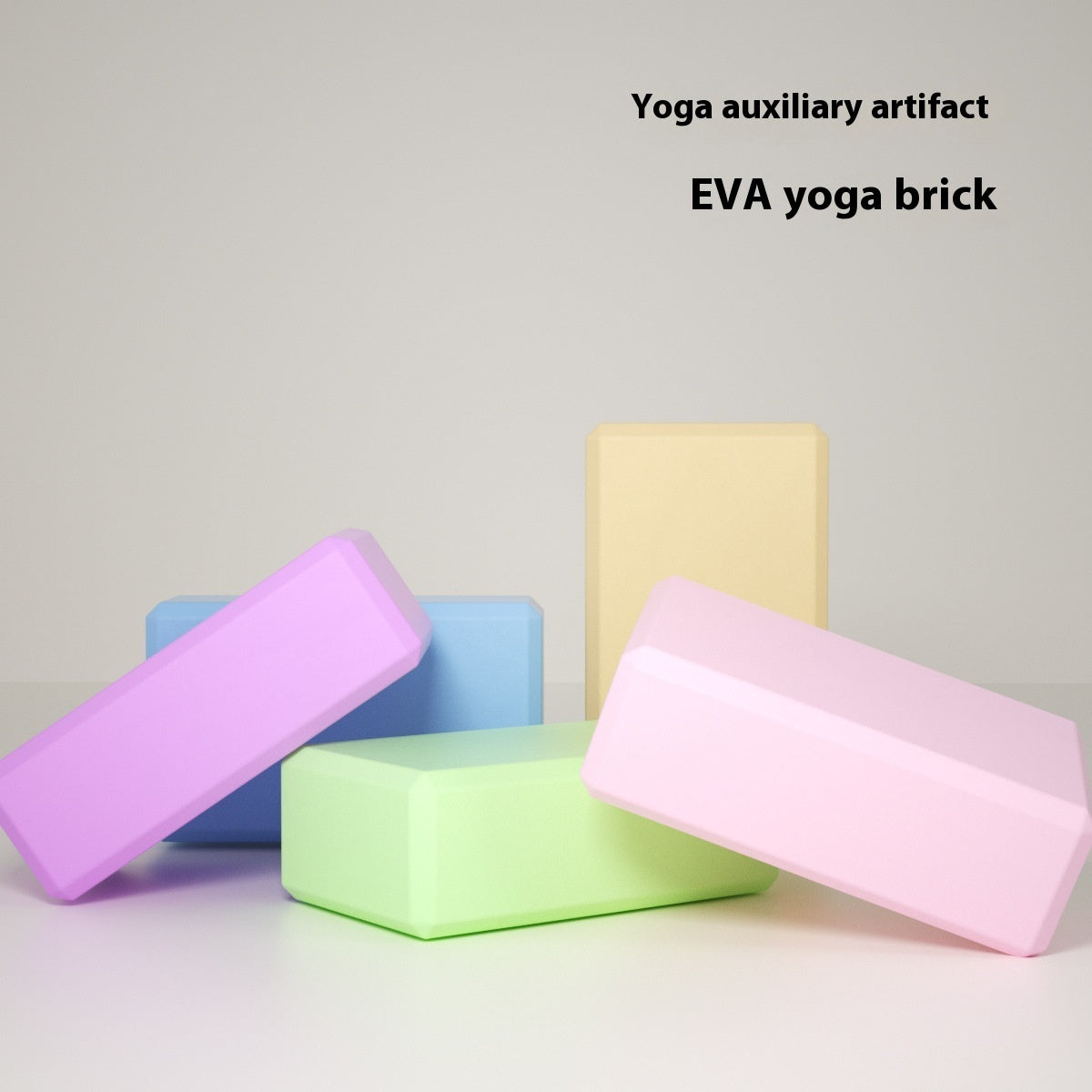 Blocchi yoga in schiuma EVA Monocolore