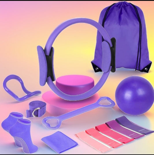 Offerta! Kit completo per Pilates e Yoga. 13 pezzi!