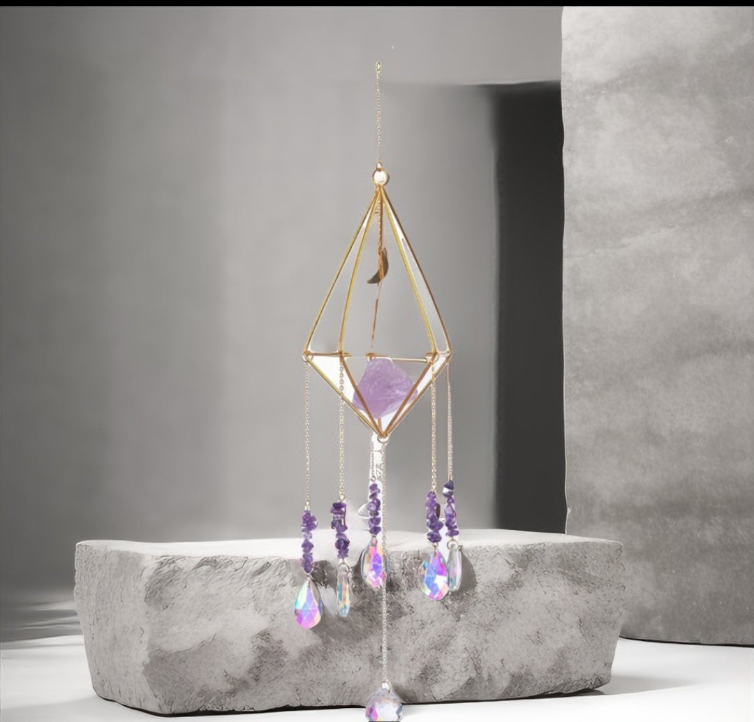 Acchiappasogni handmade con cristalli