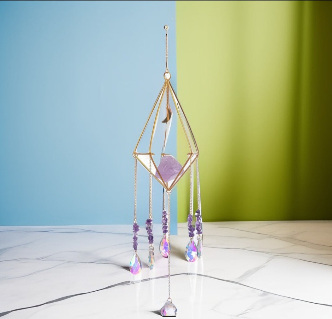 Acchiappasogni handmade con cristalli