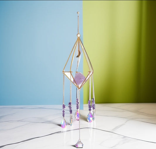 Acchiappasogni handmade con cristalli